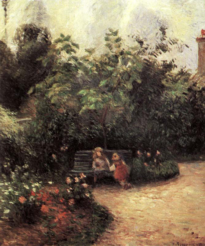 A Corner of the Garden at Hermitage
